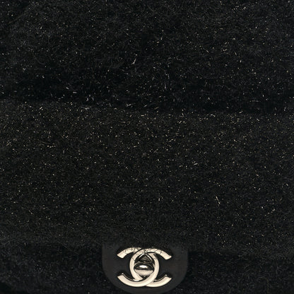 Chanel Lurex Knit Mini Pluto Glitter Backpack Black 8 of 10