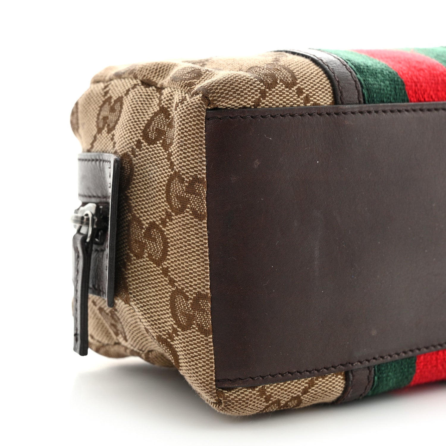 Gucci Monogram Web Small Cosmetic Case Dark Brown 8 of 11