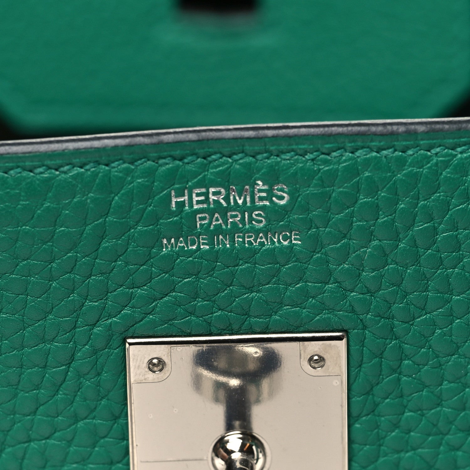 Hermes Togo Verso Birkin 30 Vert Vertigo Vert Fonce 6 of 11
