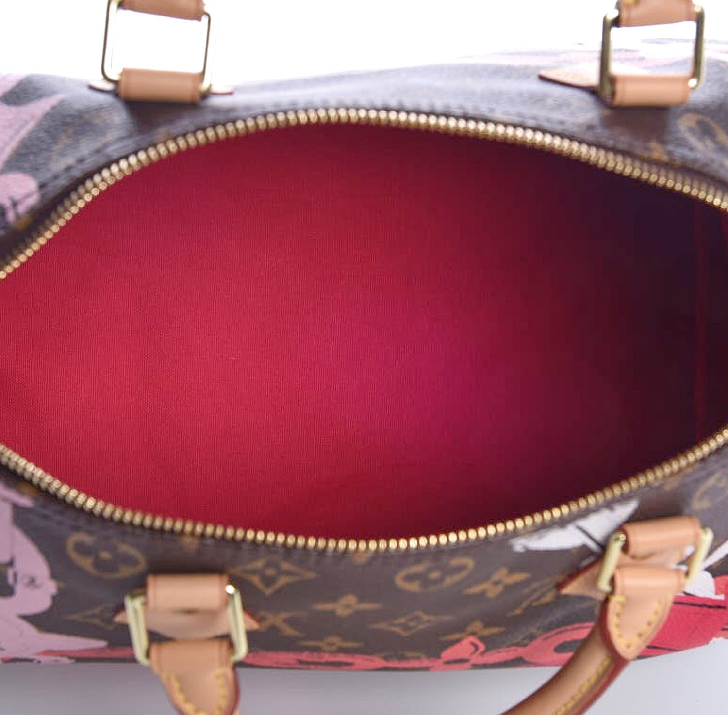 Louis Vuitton Monogram Bay Speedy 30 Rose Ballerine Poppy 5 of 7