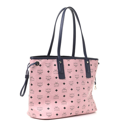 MCM Visetos Medium Liz Reversible Shopper Tote Soft Pink 2 of 4