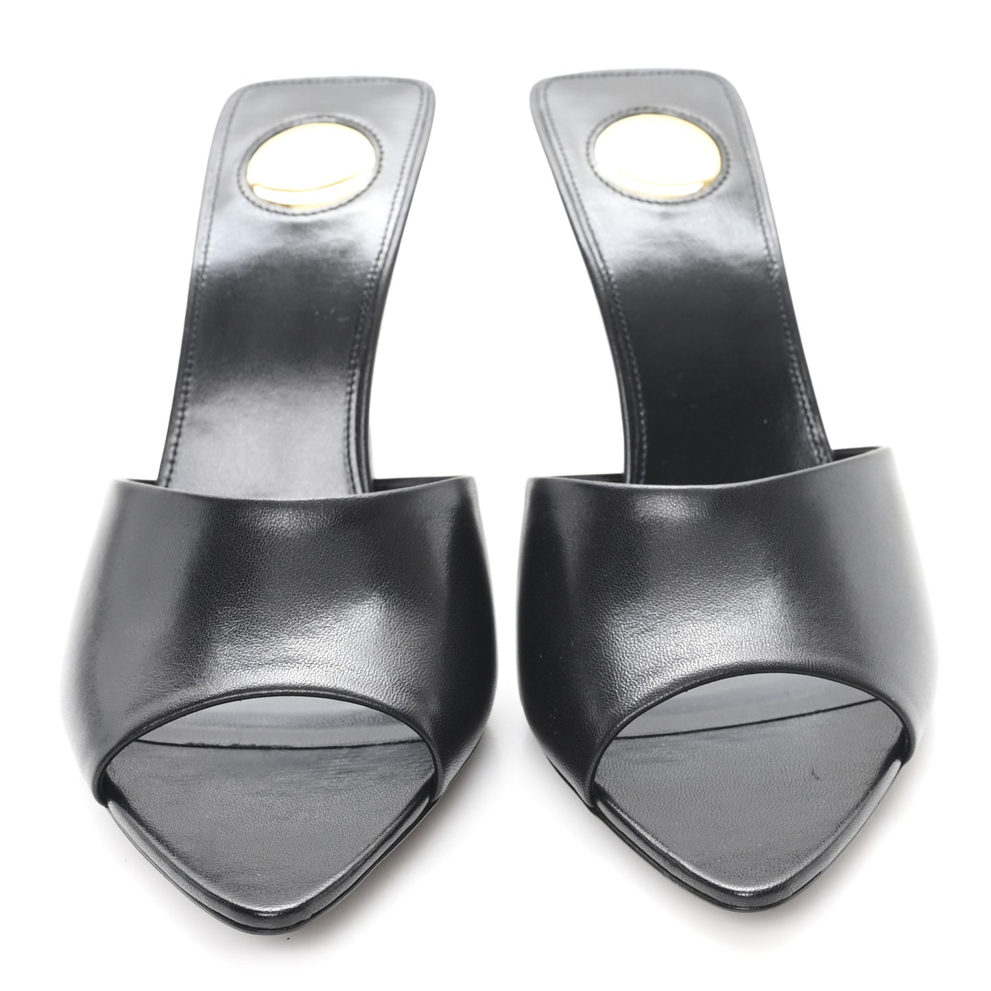 Nappa Goldie Mule Sandal 37.5 Black