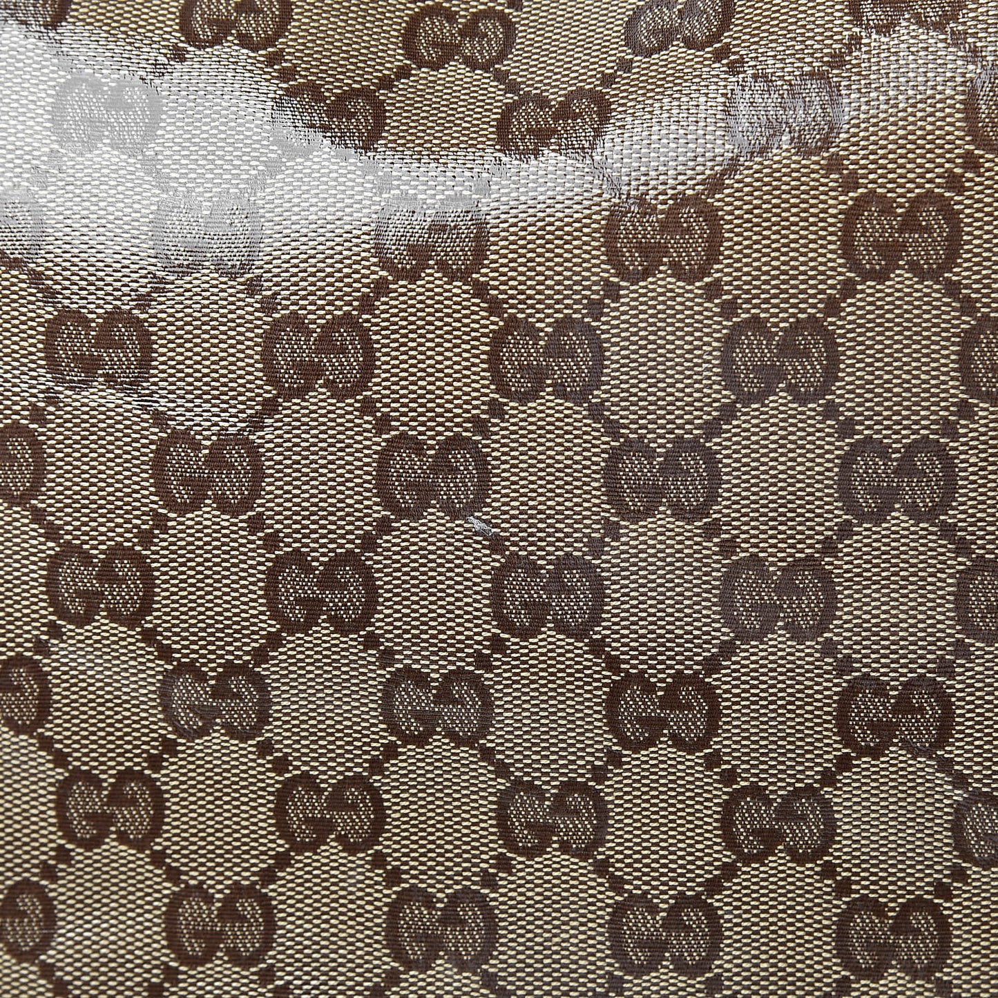 Crystal Monogram Large Babouska Vertical Shopping Tote Brown