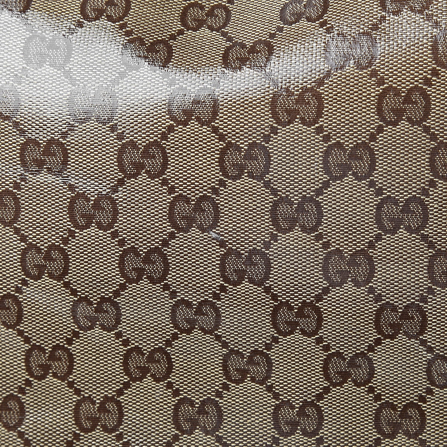 Gucci Crystal Monogram Large Babouska Vertical Shopping Tote Brown 12 of 14