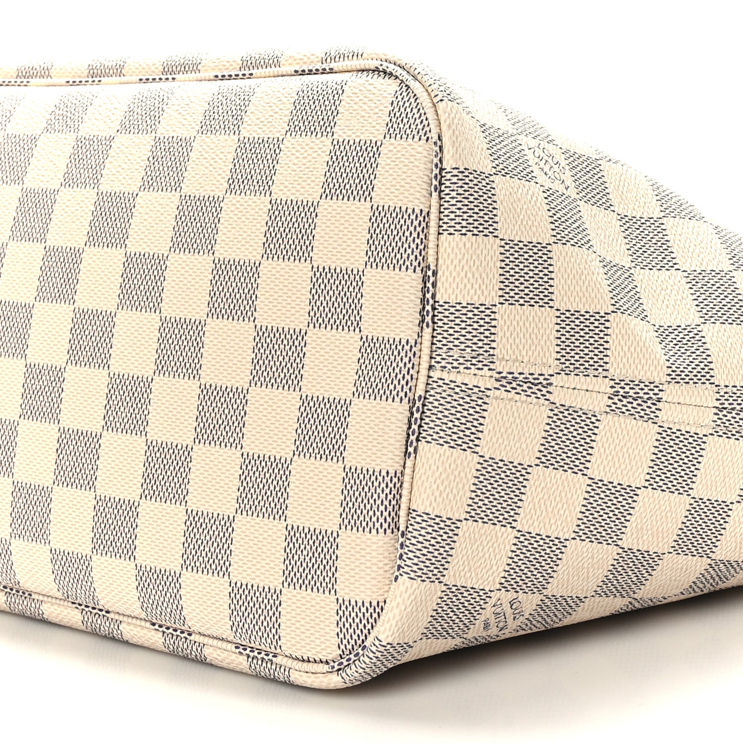 Louis Vuitton Damier Azur Neo Neverfull MM Rose Ballerine 10 of 11