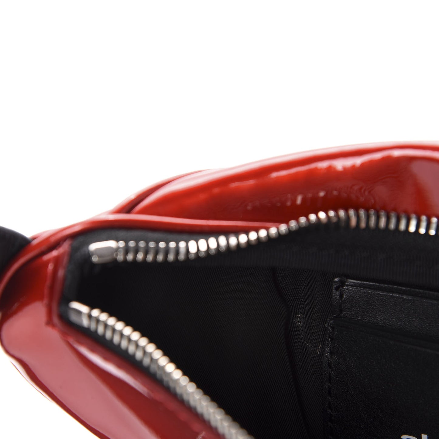 Patent Attica Mini Belt Bag Red
