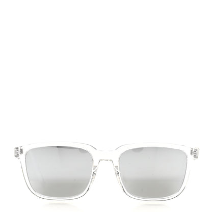 Christian Dior Acetate DiorTag SU Rectangular Sunglasses Silver 2 of 7