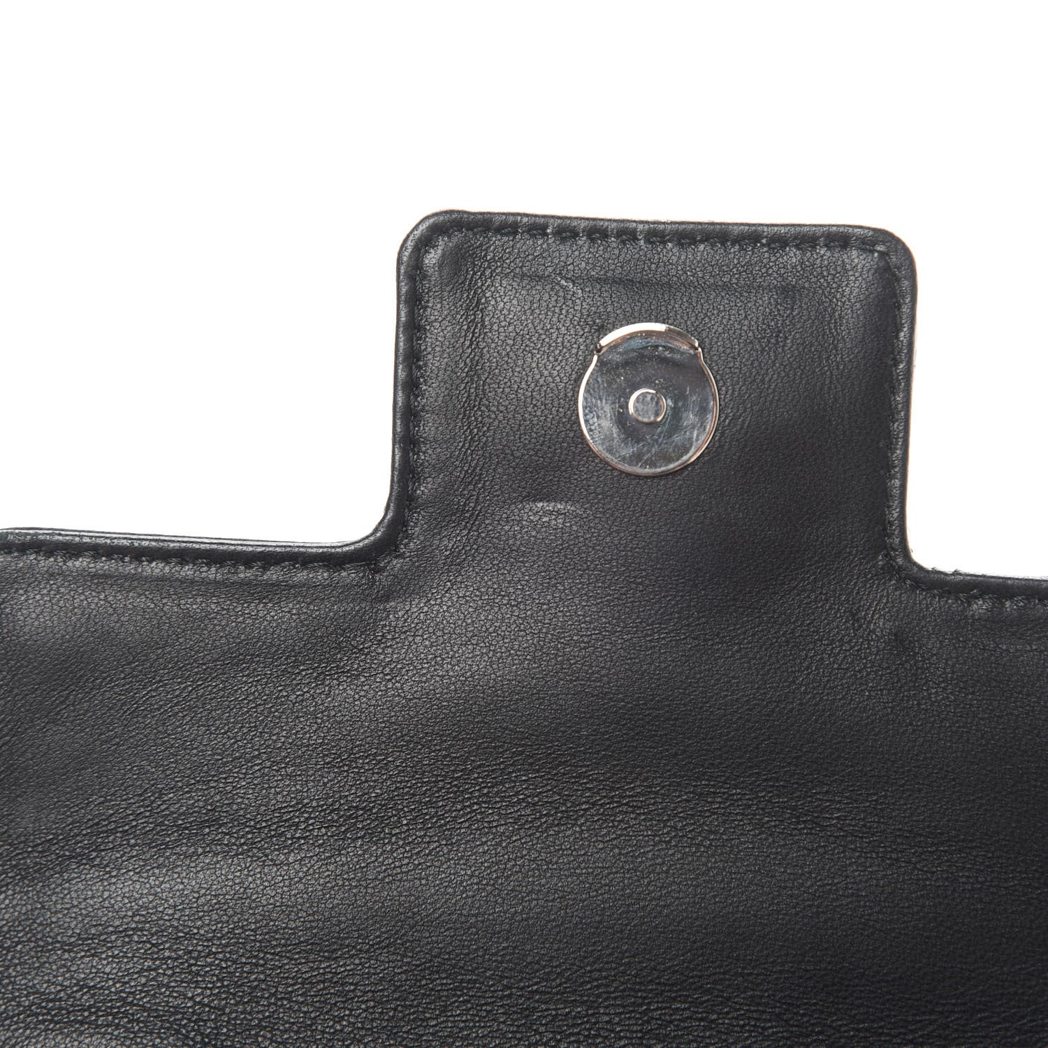 Alexander McQueen Satin Floral Embroidered Mini Insignia Flap Black 12 of 12