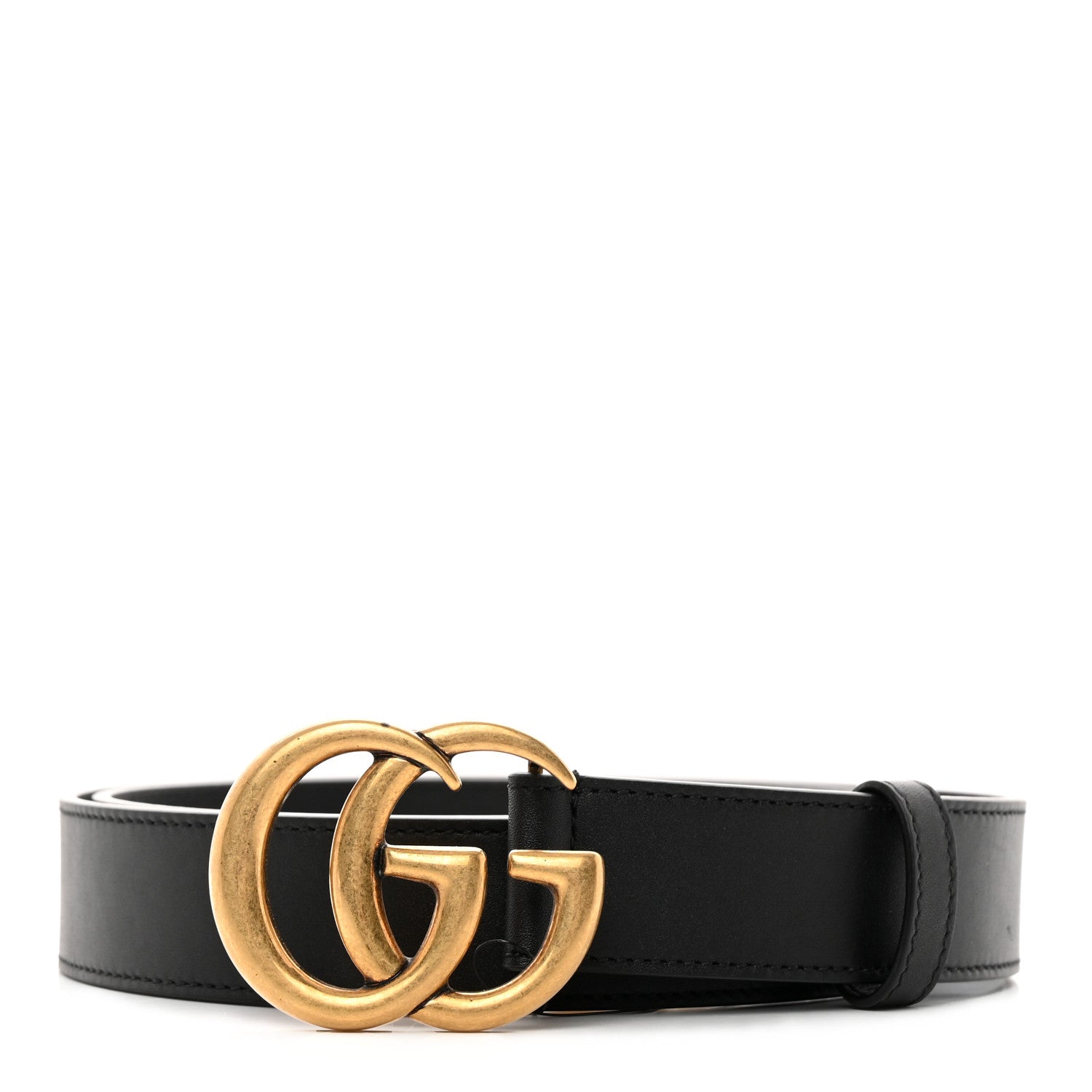 Gucci Moon Calfskin Double G 30mm Belt 100 40 Black 1 of 9