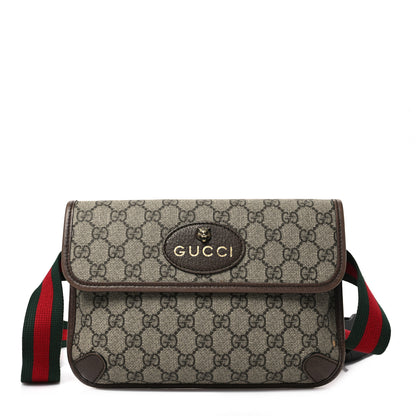 Gucci GG Supreme Monogram Neo Vintage Web Belt Bag Brown 1 of 11