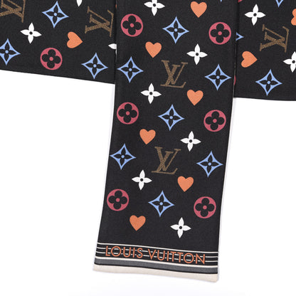 Louis Vuitton Silk Game On Bandeau Black White 2 of 4