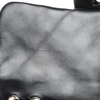 Chanel Lambskin Quilted Jumbo Single Flap Black 14 of 15