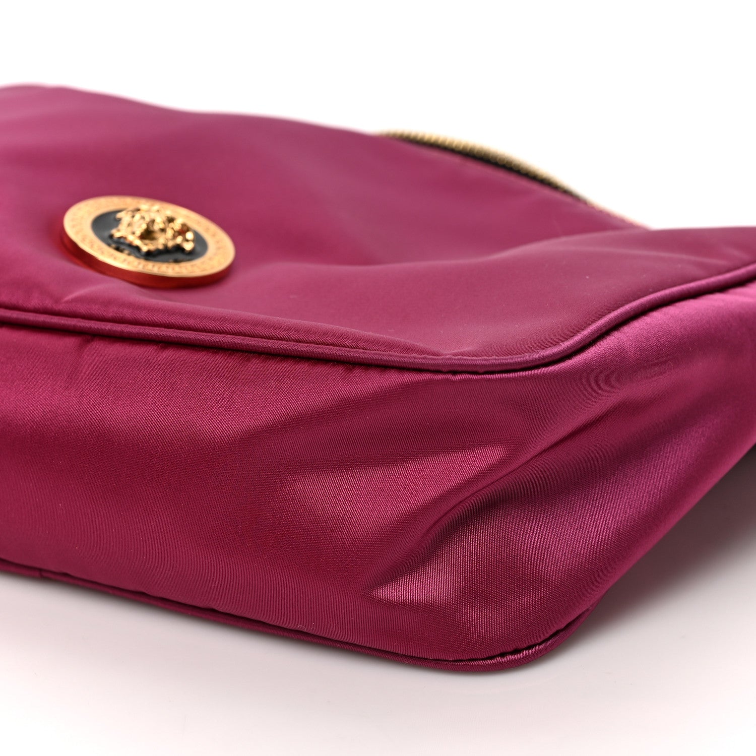 Versace Nylon Medusa Shoulder Bag Dahlia Black 9 of 9