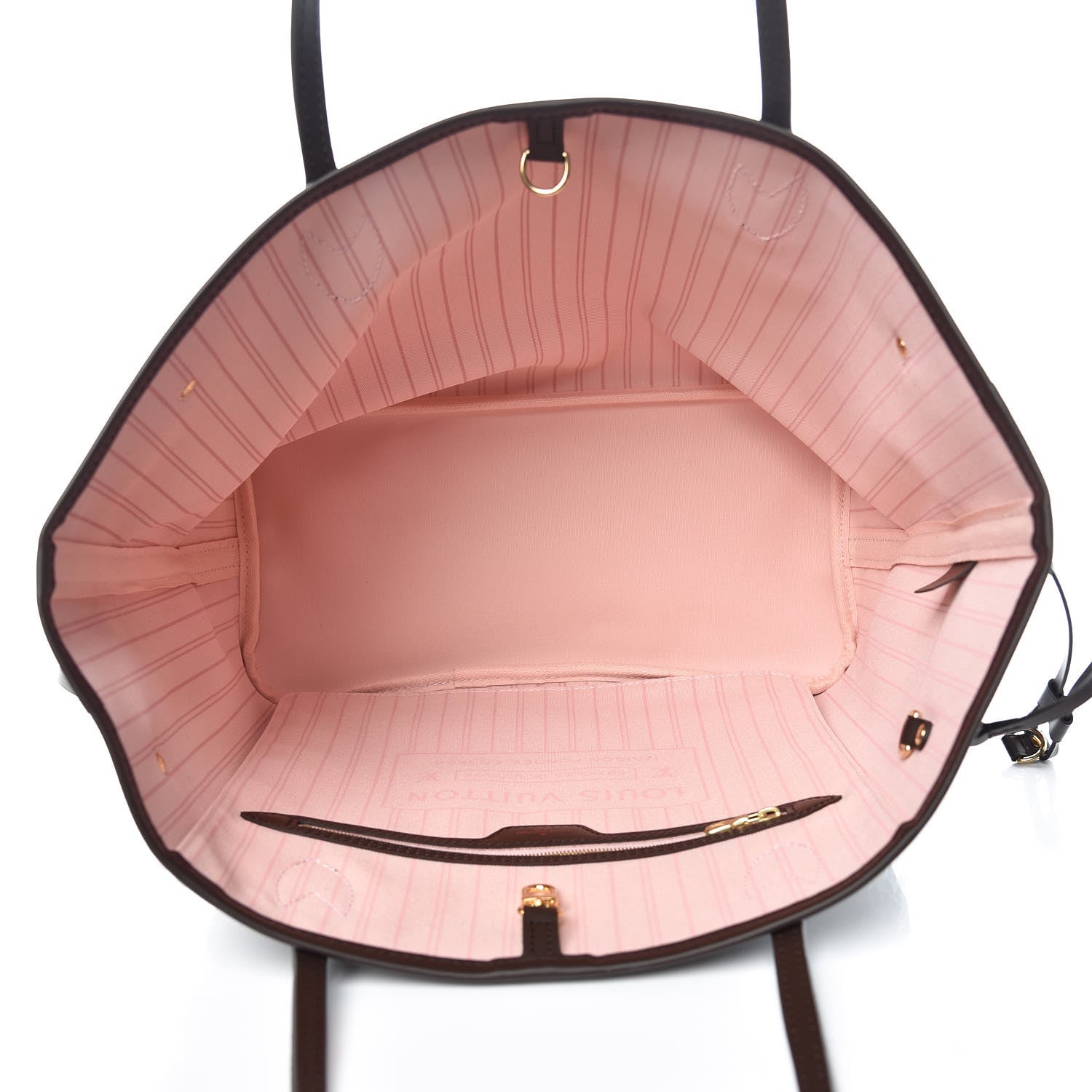 Louis Vuitton Damier Ebene Neo Neverfull MM Rose Ballerine 5 of 10