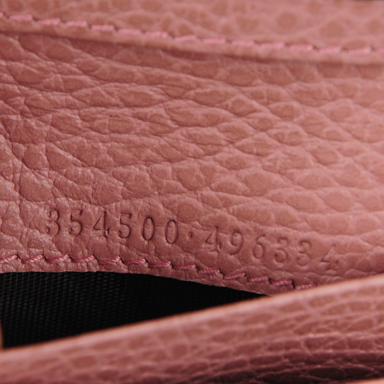 Gucci Dollar Calfskin Swing Train Pass Card Case Soft Pink 7 of 7