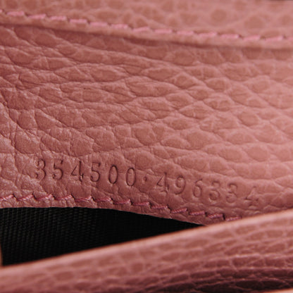 Gucci Dollar Calfskin Swing Train Pass Card Case Soft Pink 7 of 7