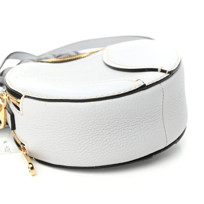 Chloe Grained Shiny Calfskin Mini Round Daria Bag Light Cloud 8 of 11