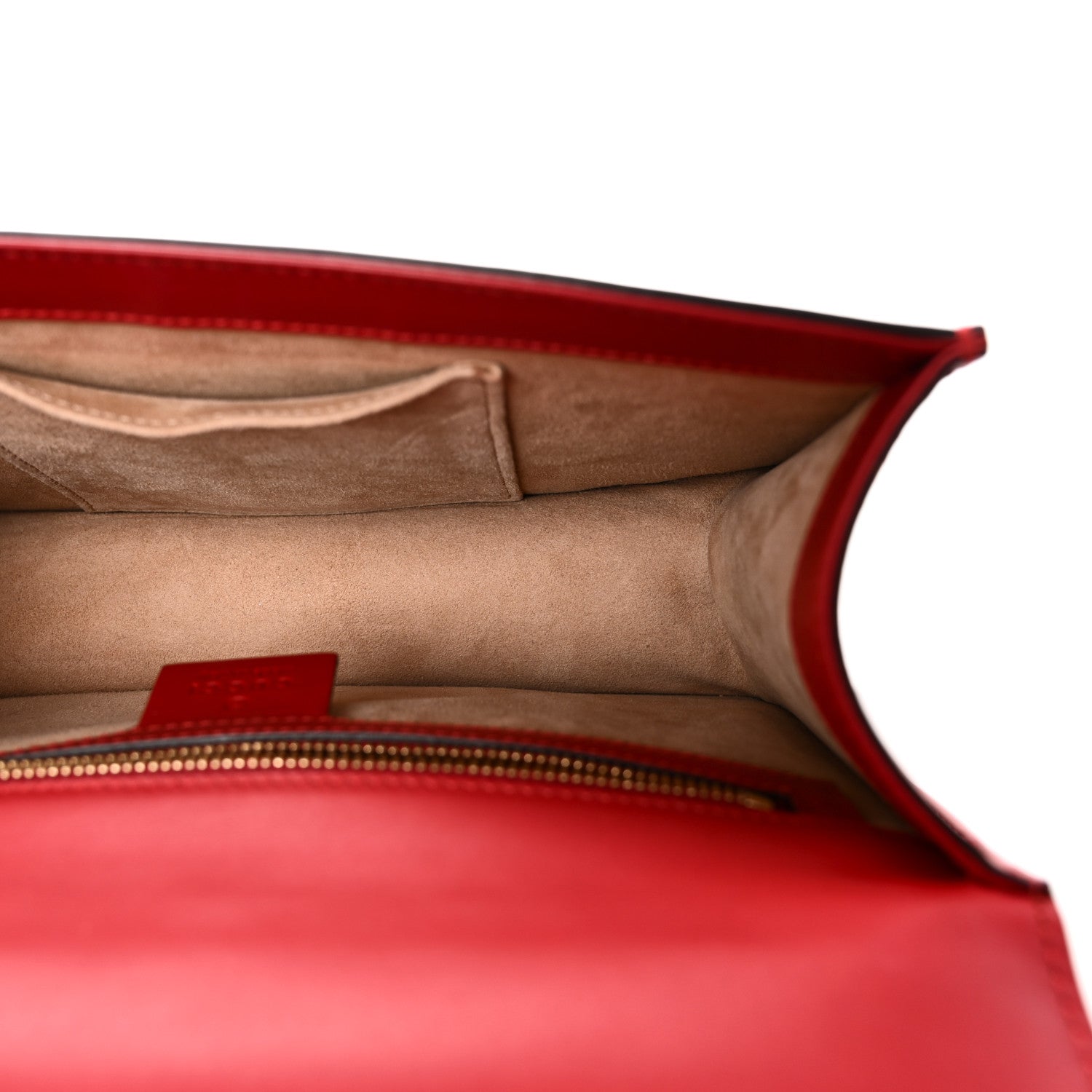 Gucci Calfskin Small Sylvie Shoulder Bag Hibiscus Red 5 of 11