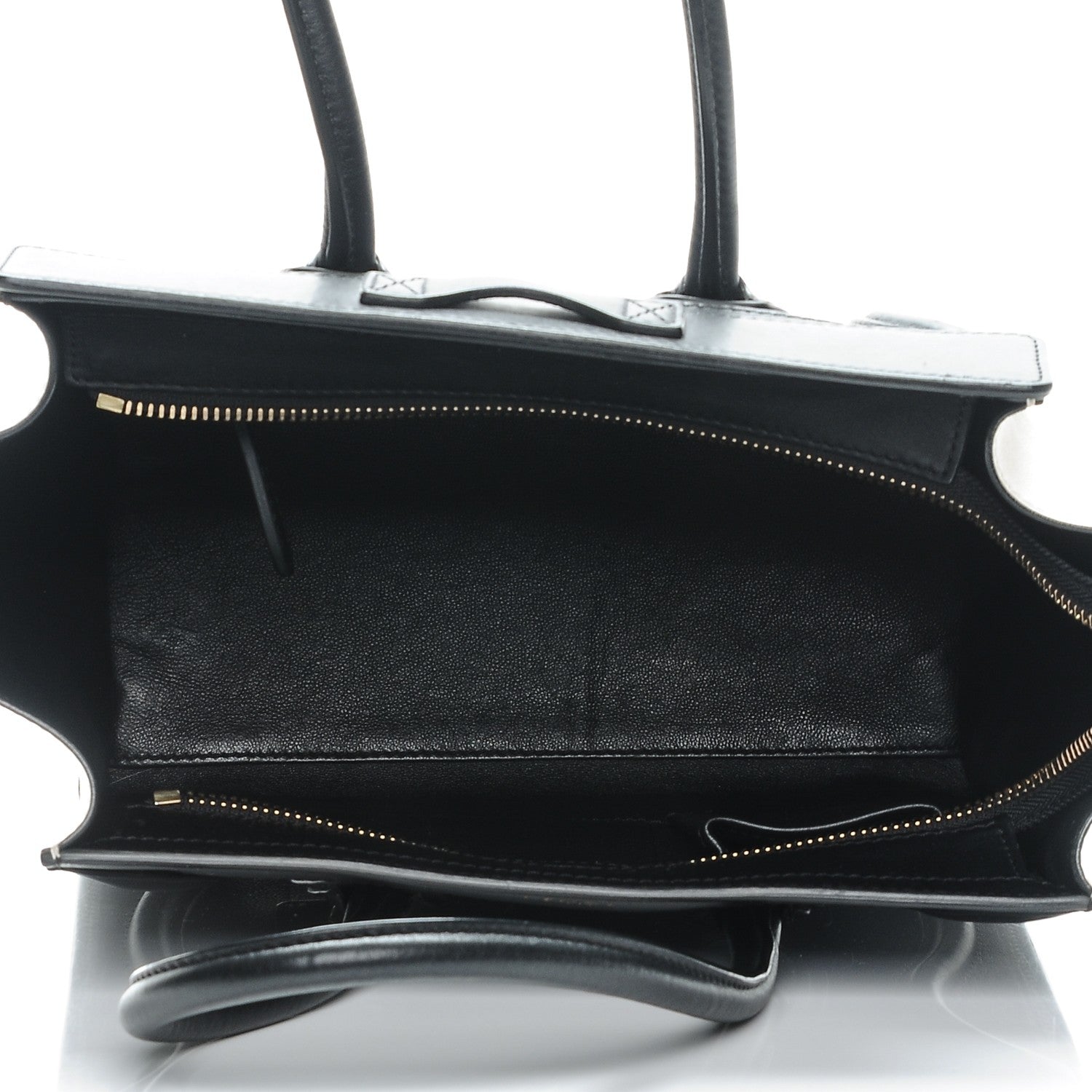 Celine Textured Calfskin Micro Tri-Color Luggage Navy Blue 6 of 8