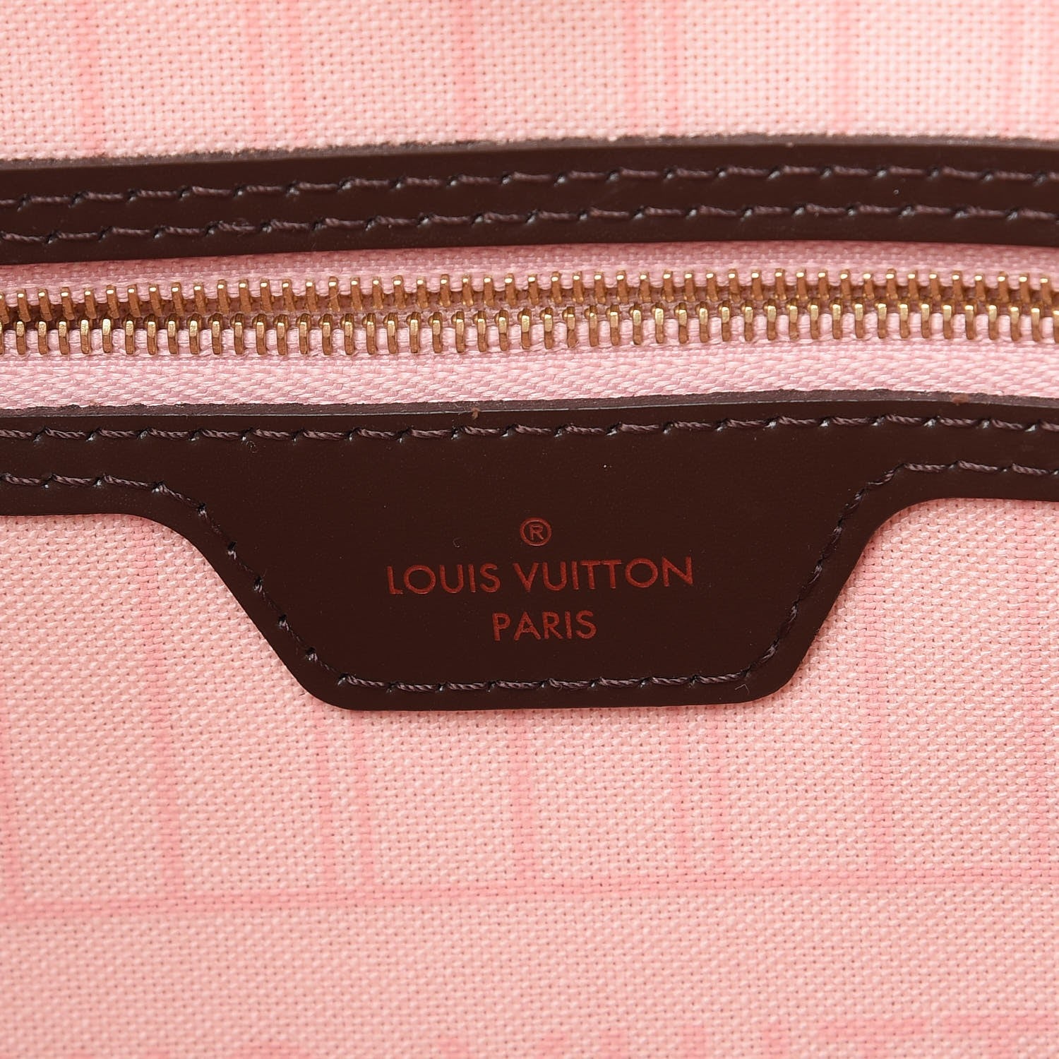 Louis Vuitton Damier Ebene Neo Neverfull MM Rose Ballerine 6 of 8