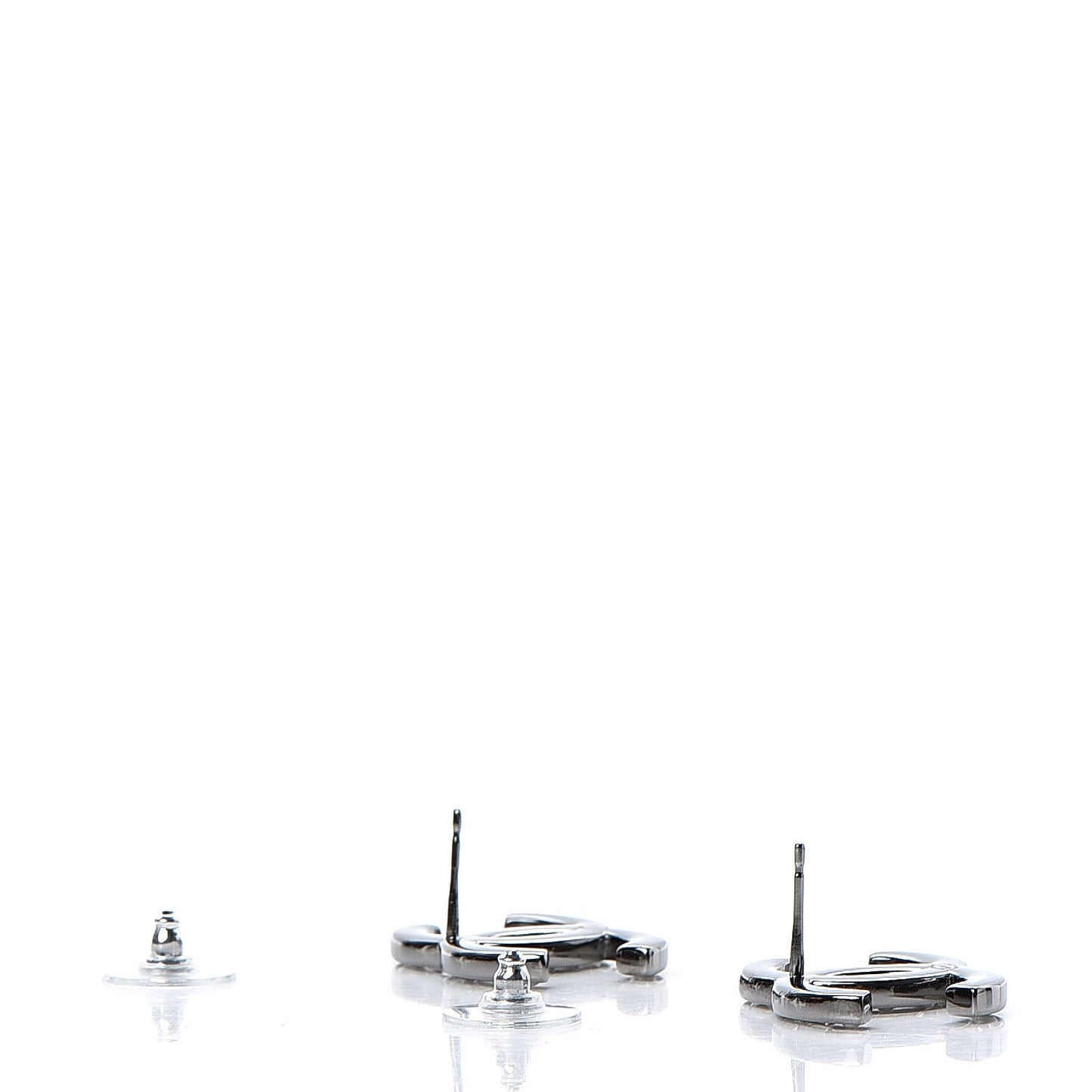 Baguette Crystal Pearl CC Bright Young Things Earrings Ruthenium