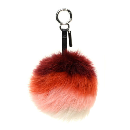 Fendi Fox Fur Pom Pom Bag Charm Multicolor 2 of 5