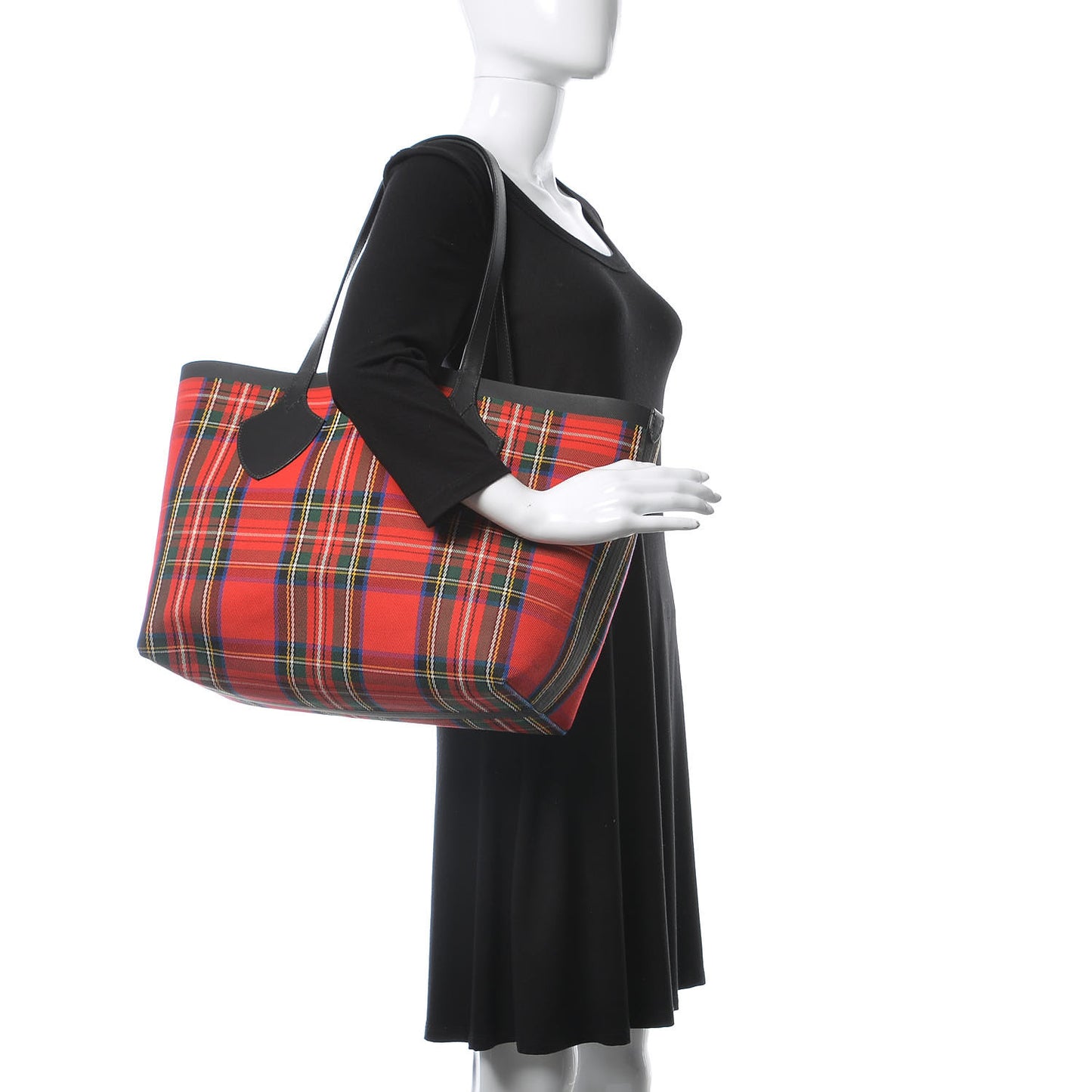 Vintage Check Medium The Giant Reversible Tote Antique Yellow Bright Red