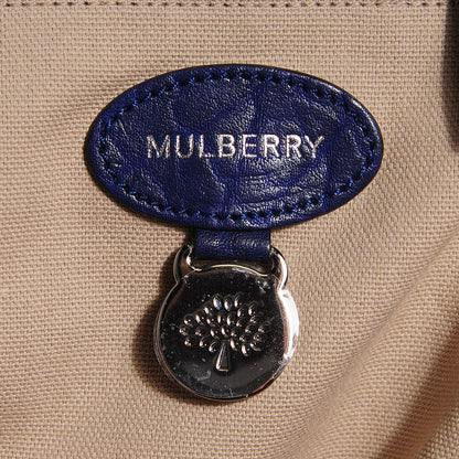 Mulberry Shrunken Calfskin Medium Alexa Indigo 9 of 12