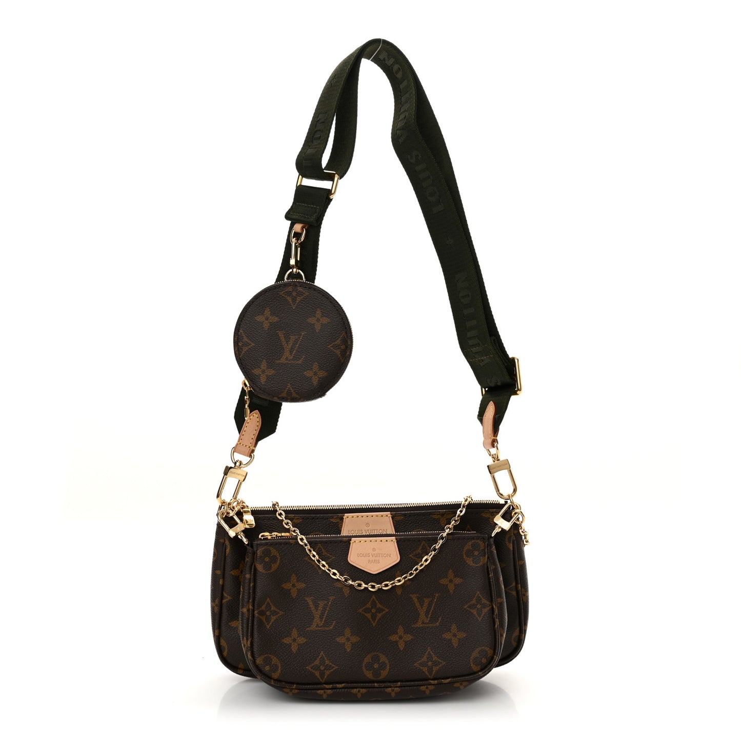 Monogram Multi Pochette Accessories Kaki