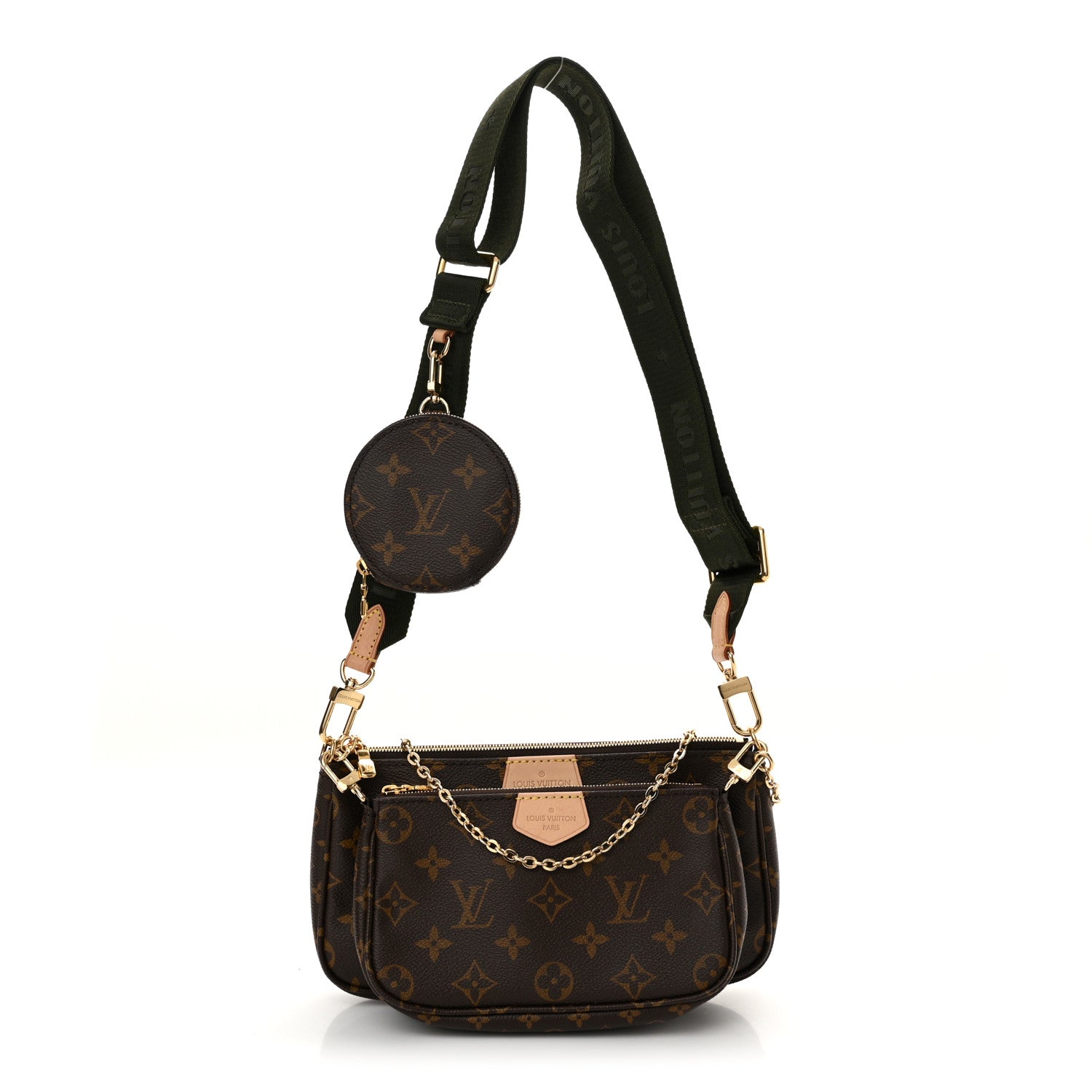 Louis Vuitton Monogram Multi Pochette Accessories Kaki 1 of 12