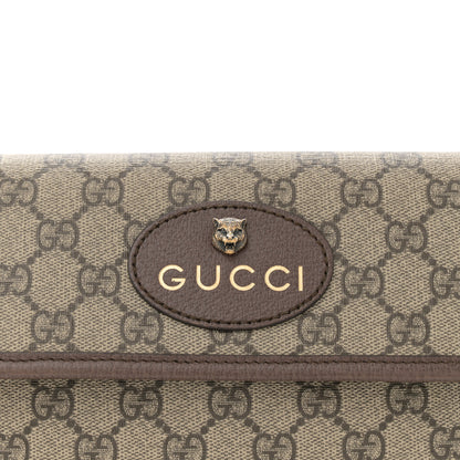 Gucci GG Supreme Monogram Neo Vintage Web Belt Bag Brown 8 of 12