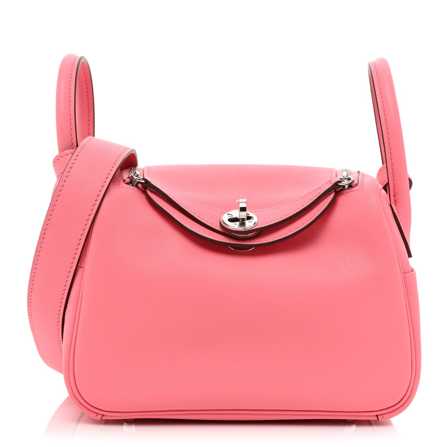 Hermes Swift Mini Lindy 20 Rose Ete 1 of 8
