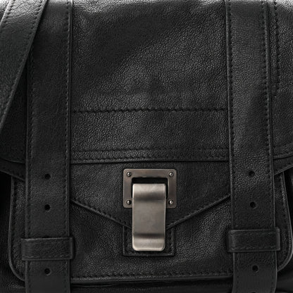 Proenza Schouler Lambskin PS1 Mini Pouch Messenger Black 8 of 10