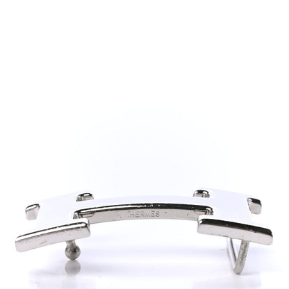 Hermes Brushed Palladium 32mm H Belt Buckle 3 of 3