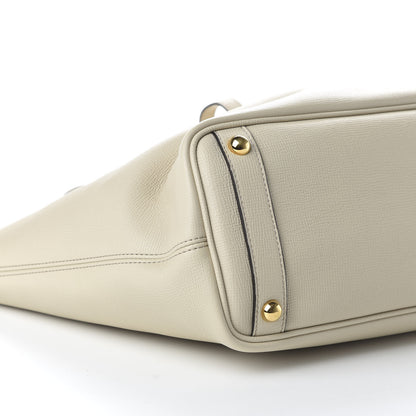 Burberry Grainy Calfskin Medium Honeybrook Tote Limestone 6 of 8