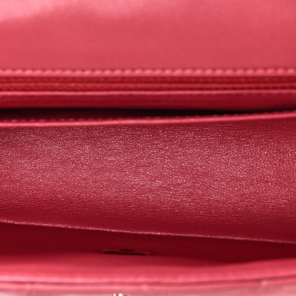 Chanel Lambskin Quilted Mini Rectangular Flap Pink 5 of 10