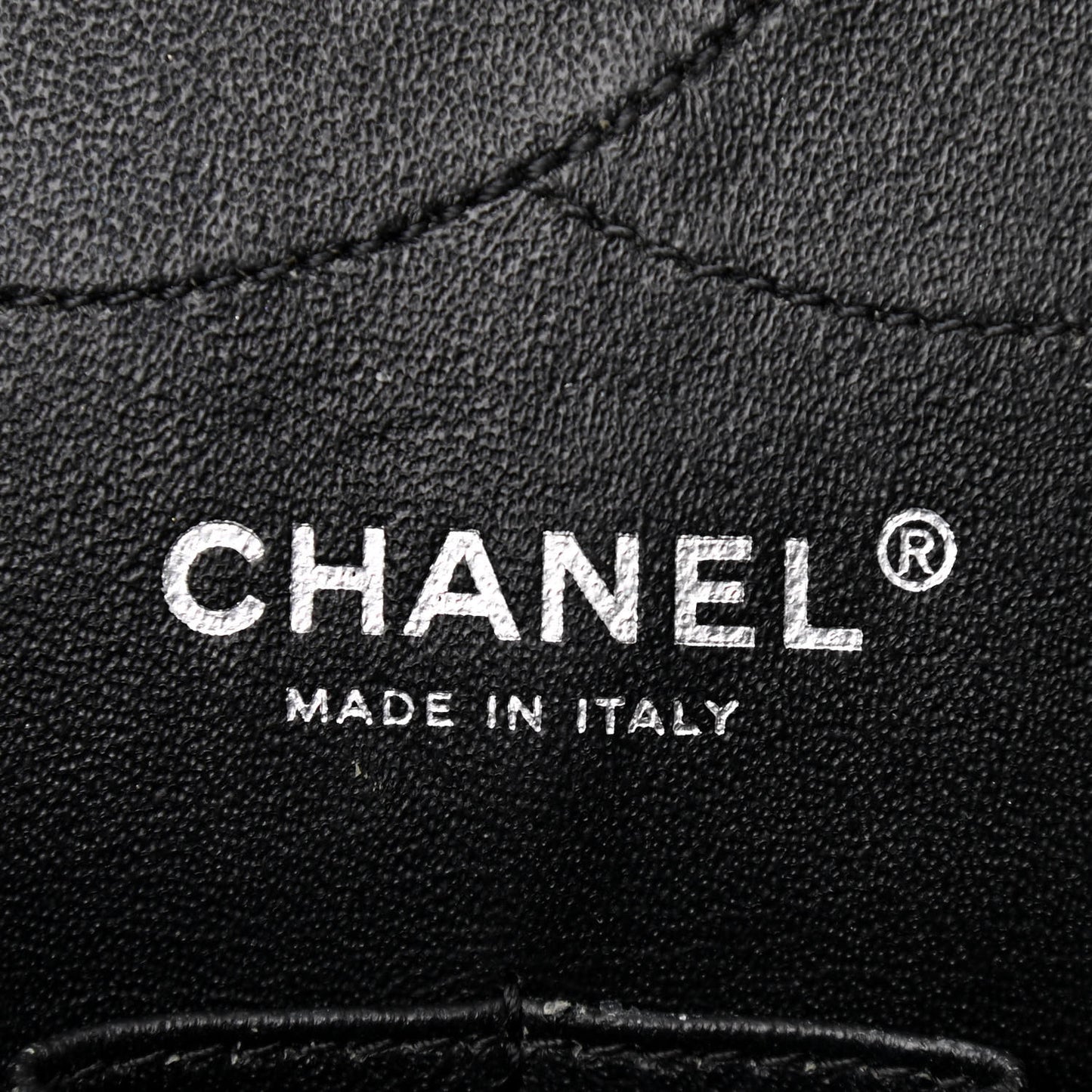 Glazed Aged Calfskin Quilted 2.55 Reissue 227 Flap Black