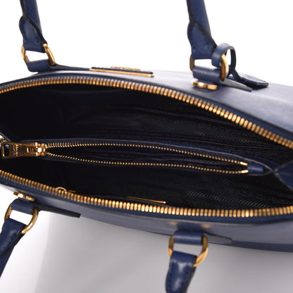 Prada Saffiano Lux Medium Promenade Tote Bluette 6 of 9