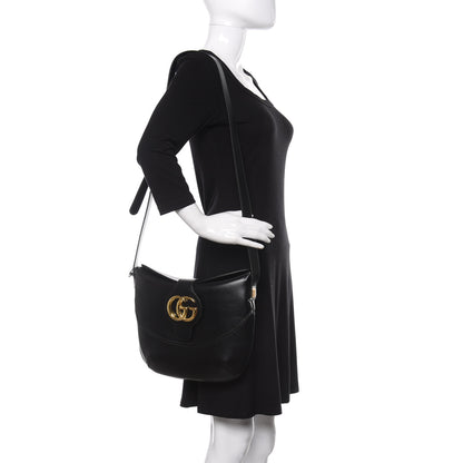 Gucci Calfskin Medium Arli Shoulder Bag Black 2 of 11
