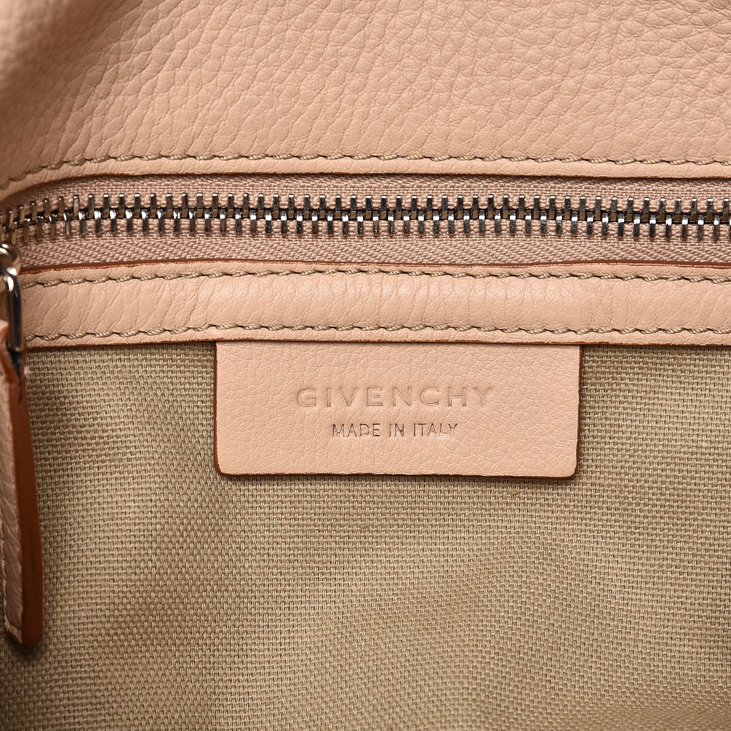 Calfskin Mini Pandora Pure Flap Bag Sand