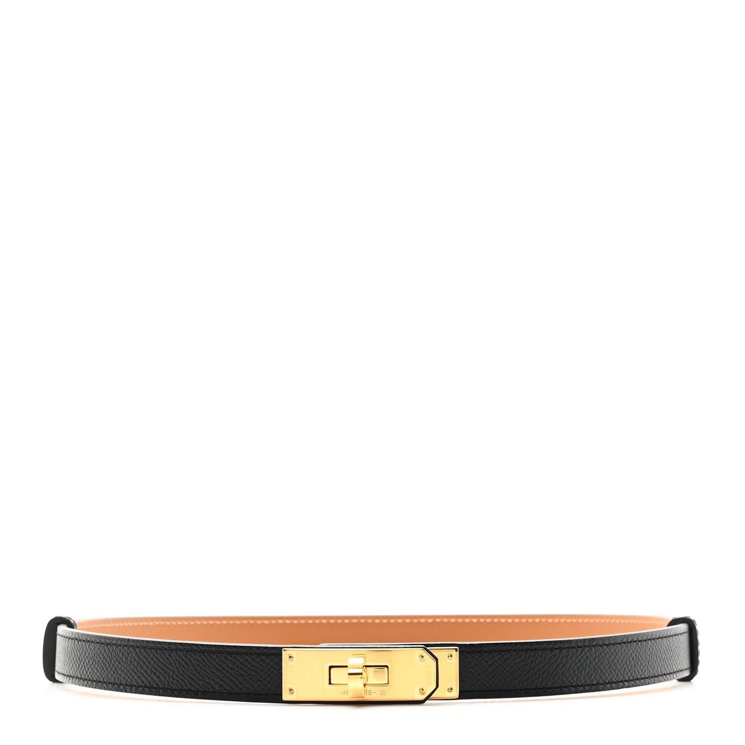 Hermes Epsom Kelly Belt Black 1 of 4