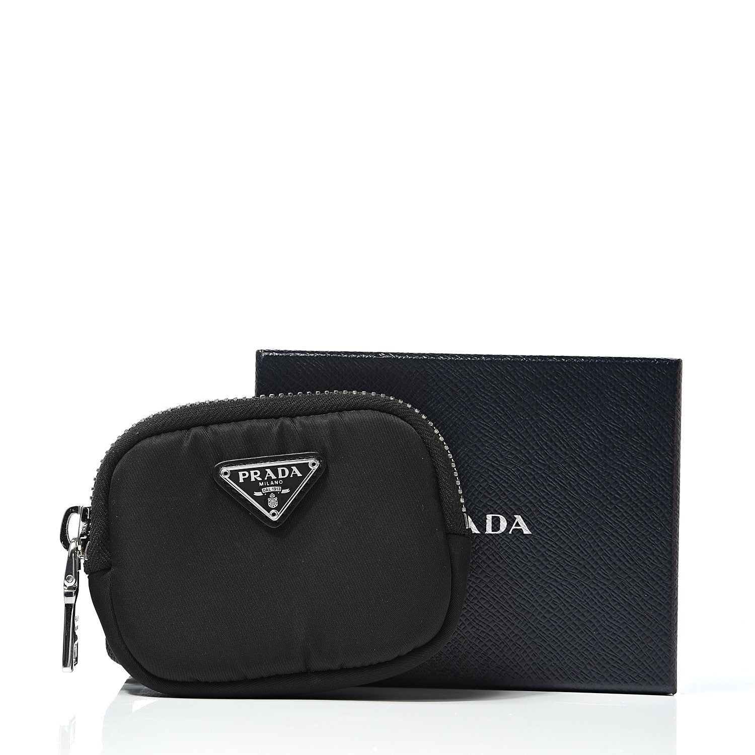 Prada Trick Tessuto Nylon Cargo Pouch Black 9 of 9