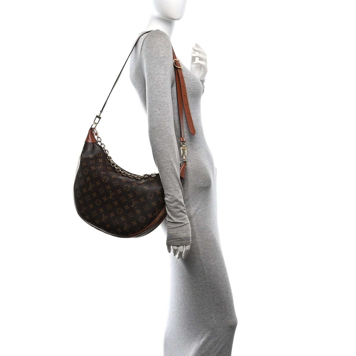 Louis Vuitton Reverse Monogram Loop Hobo 2 of 10