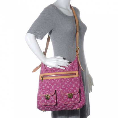 Louis Vuitton Denim Baggy GM Fuchsia 2 of 7