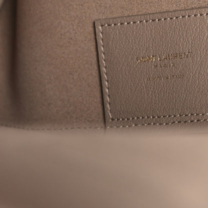 Saint Laurent Calfskin Large Shopping Tote Dark Beige 7 of 12