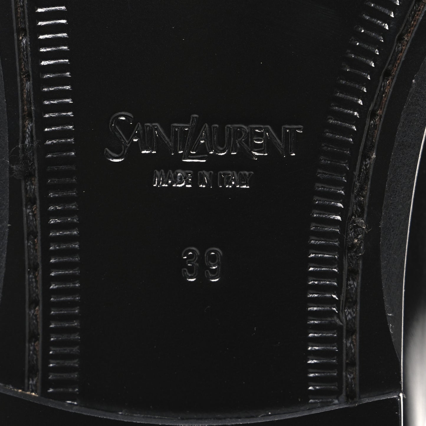 Calfskin Penny Loafers 39 Black