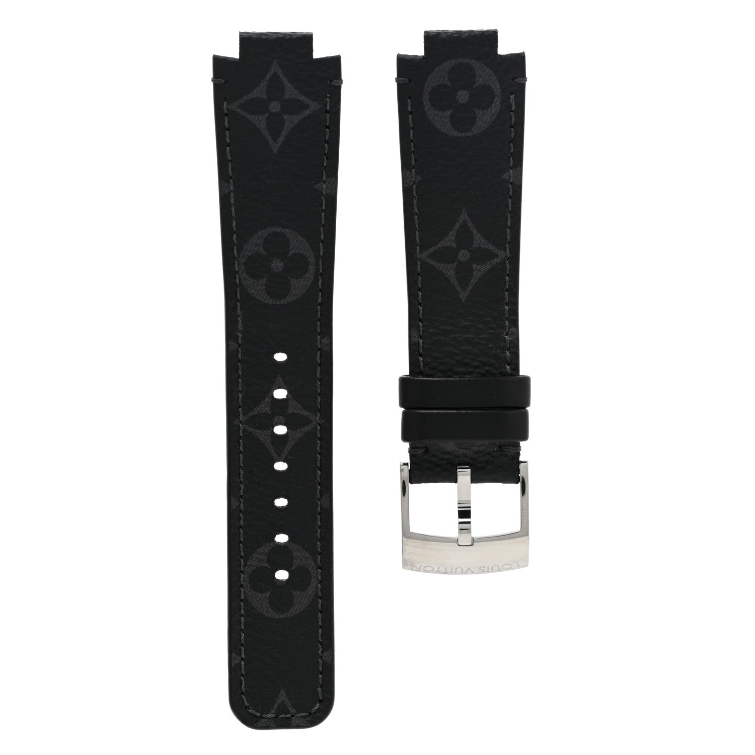 Louis Vuitton Monogram Eclipse Tambour 10mm Watch Strap 1 of 7