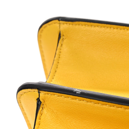 Fendi Nappa Small Peekaboo I SEE U East West Chain Satchel Limone 12 of 13