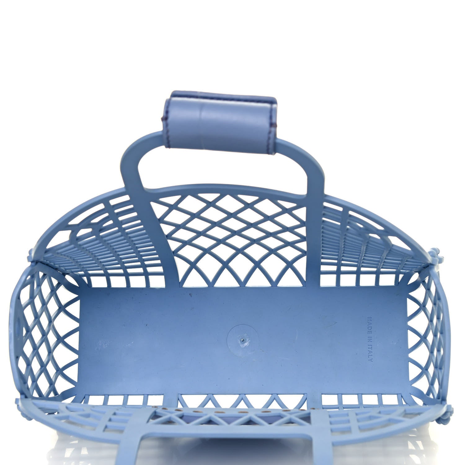 Fendi Recycled Plastic Vitello Liberty Matte Small Fendi Basket Light Blue 5 of 16