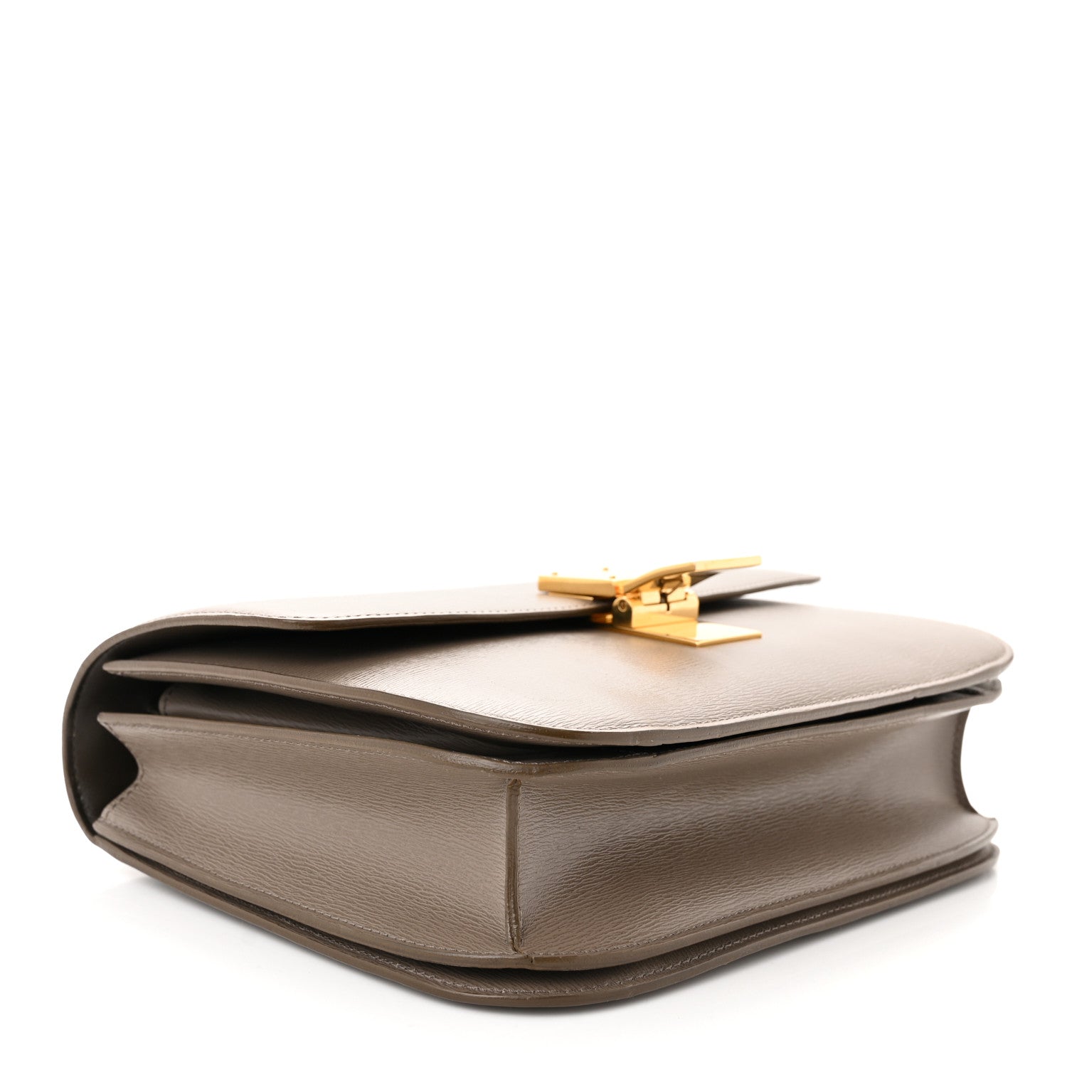 Celine Liege Calfskin Medium Classic Box Flap Bag Taupe 4 of 11
